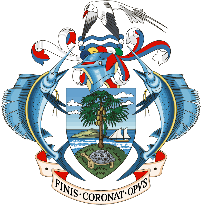 Coat of arms of Seychelles 1893